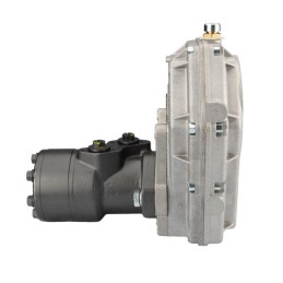 GR3 reduktorius, perdavimo skaičius: 3,0:1 + hidraulinis variklis BMR 160 375 aps./min. 9,6 kW 25 mm velenas