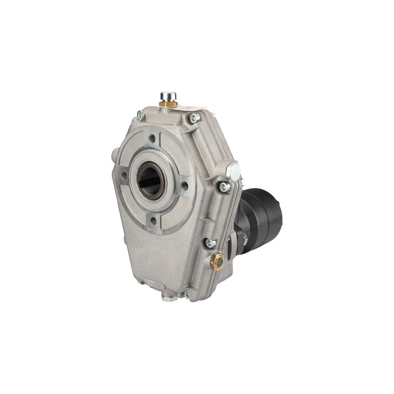 GR3 reduktorius, perdavimo skaičius: 3,0:1 + hidraulinis variklis BMR 200 300 aps./min. 8,2 kW 25 mm velenas