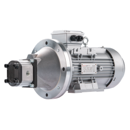 Dešinės pusės krumpliaratis hidraulinis siurblys 6L + 3 fazių elektros variklis IE3 400V 2.2kW 20MPa