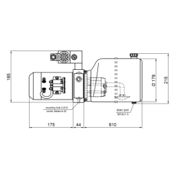 Pilnas mobilus hidraulinis agregatas 24V 2,2kW 2,0cm3 14L su vienu solenoidiniu vožtuvu