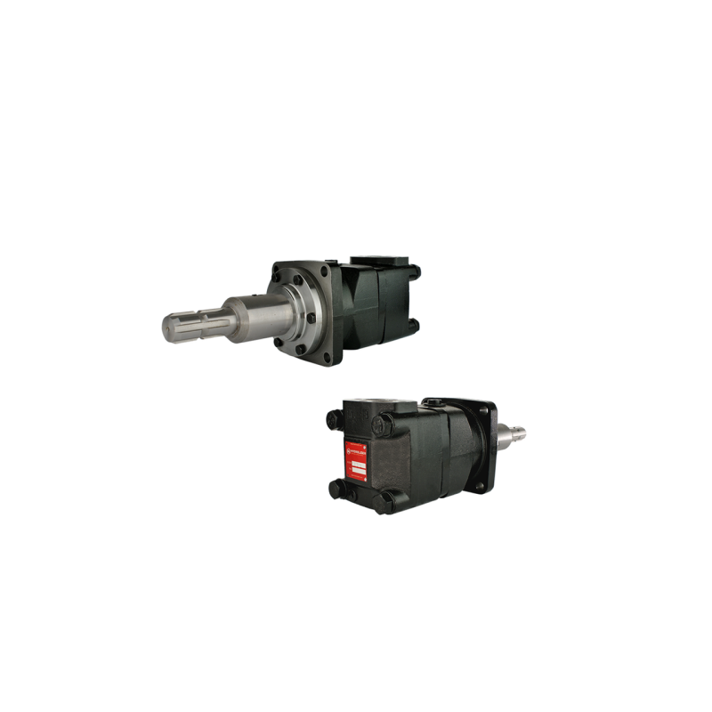 BMT hidraulinio variklio darbinis tūris: 160 cm3/aps., apsukos: 622 aps./min., galia: 470 Nm, su 40 mm BMT variklio veleno įvore