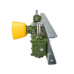 Pilnas 1:1,44 transmisijos mazgas skirstytuvui su saugos sankabomis + 1000 mm sija ir tvirtinimo elementais