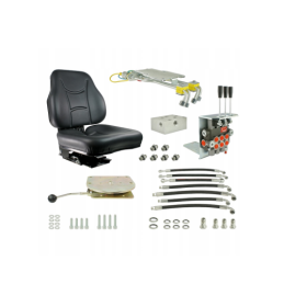 Komplektas gamyklinės hidraulikos modifikavimui ir išplėtimui Ursus C-330 traktoriuose, komplektas su nauja sėdyne ir pasukamu d