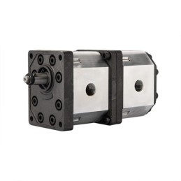 Kairysis 2 sekcijų krumpliaratinis hidraulinis siurblys, 3 grupė, tūris: 33/33 cm3/aps., našumas (1500 aps.): 50/50 l/min.