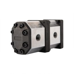 Kairysis 2 sekcijų krumpliaratinis hidraulinis siurblys, 3 grupė, tūris: 33/33 cm3/aps., našumas (1500 aps.): 50/50 l/min.