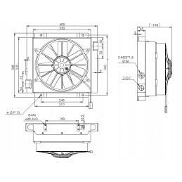 Oro alyvos aušintuvas 12v st60 t hidrolideris