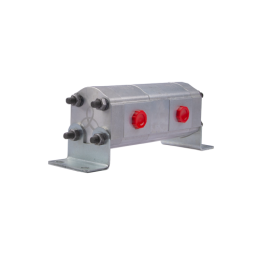 Tikslus pavarų alyvos srauto daliklis GR10 2x3,2cm3 1xĮVESTIS - 2xIŠVESTIS. Įleidžiamos alyvos srauto diapazonas: 7,6–21,6 l/min