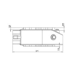 RT 200 mėšlo kratytuvo pavarų dėžė, perdavimo skaičius 16,43:1