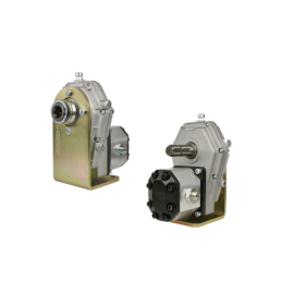 Daugiklio priedas su krumpliniu siurbliu, našumas iki 67 l/min + papildomas kardaninis velenas. Komplekte yra pagrindo tvirtinim