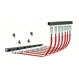 „Crocodile“ 1,21 m komplektas, 2 sijos + įvorės + dantys + tvirtinimas