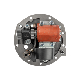 Dviejų sekcijų hidraulinis skirstytuvas su viena plūduriuojančia sekcija, komplektuojamas su sustiprintu siurbliu ir naujo tipo 