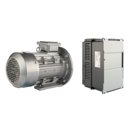 Trifazis 400 V 3 kW elektros variklis su GD20-004G-4-EU trifaziu vektoriaus keitikliu ir variklio greičio reguliatoriumi