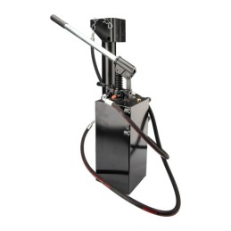 Hidraulinis atraminis pėdos cilindras, dvigubo veikimo cilindro ilgis: 690 mm, eiga 500 mm + tvirtinimo detalės su 25 cm3 rankin