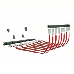 Krokodilo 1,4 m komplektas, 2 sijos + įvorės + dantys + tvirtinimas