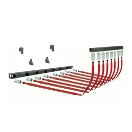 Krokodilo 1,4 m komplektas, 2 sijos + įvorės + dantys + tvirtinimas