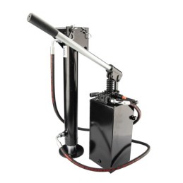 Hidraulinis atraminis pėdos cilindras, dvigubo veikimo cilindro ilgis: 690 mm, eiga 500 mm + tvirtinimo detalės su 25 cm3 rankin