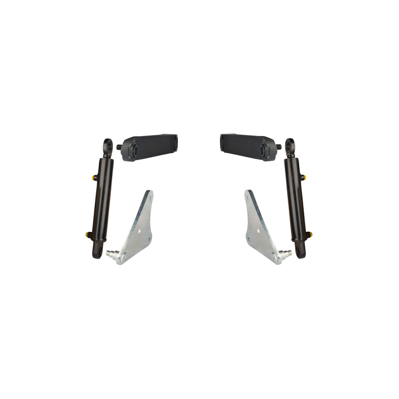 Galinės pakabos atramos komplektas, skirtas Ursus C-360 C-355 C-360-3P. Du vienpusio veikimo cilindrai, dvi viršutinės svirtys, 