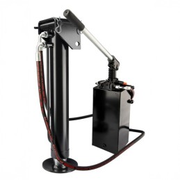 Hidraulinis atraminis pėdos cilindras, dvigubo veikimo cilindro ilgis: 440 mm, eiga 250 mm + tvirtinimo detalės su 45 cm3 rankin