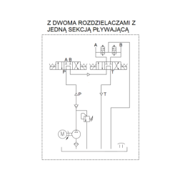 Pilnai sukomplektuotas mobilus hidraulinis agregatas 12V 1,6kW 2,5cm3 10L su dviem solenoidiniais vožtuvais ir plūduriuojančia s