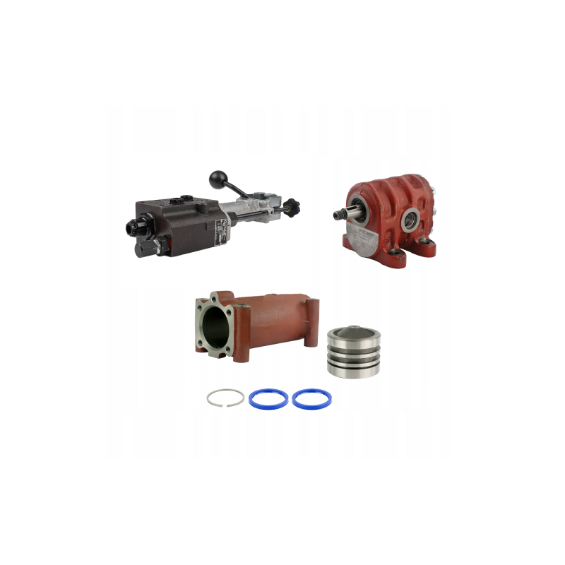 Hidraulinis skirstytuvas 42371011 „Hydroleader“, montuojamas po sėdyne C-330 modelyje, komplektuojamas su sustiprintu remonto ko