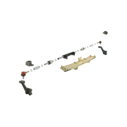 Skersinis hidraulinis vairo stiprintuvo cilindras su dvigubu stūmokliu, išsikišusiu į abi puses, ir 2 x 80 mm eiga. Komplekte yr