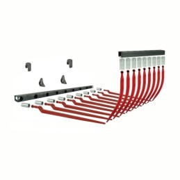 „Crocodile“ 1,59 m komplektas, 2 sijos + įvorės + dantys + tvirtinimas