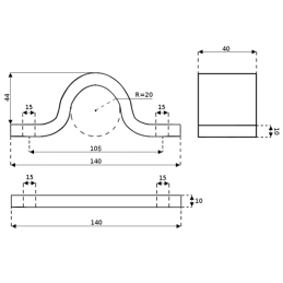 Teleskopinis hidraulinis cilindras priekabai, eiga: 1000 mm, komplektuojamas su atrama, suvirinimo antgaliu ir kaiščio tvirtinim