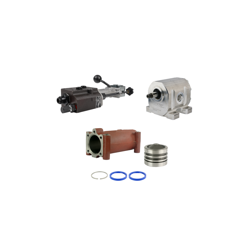 Hidraulinis skirstytuvas 42371011 „Hydroleader“, montuojamas po sėdyne C-330 modelyje, komplektuojamas su sustiprintu remonto ko