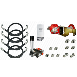 Išorinės hidraulikos komplektas, skirtas Ursus C-360-3P su jungtimi prie pavarų dėžės bako