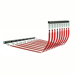 „Crocodile“ 1,59 m komplektas, sudarytas iš 2 sijų + įvorių + dantų