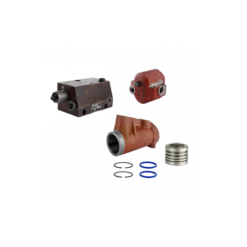 Hidraulinis skirstytuvas 46481002 Hydrotor Tuchola, sumontuotas varlės formos C-360, C-360-3P modeliuose, komplektuojamas su sus