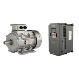 Trifazis 400 V 4 kW elektros variklis komplekte su trifaziu vektoriaus keitikliu GD20-004G-4-EU variklio greičio reguliatoriumi