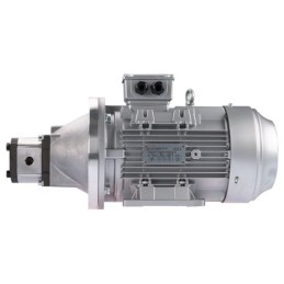 Dešinės pusės krumpliaratis hidraulinis siurblys 30L + 3 fazių elektros variklis IE3 400V 7.5kW 14MPa