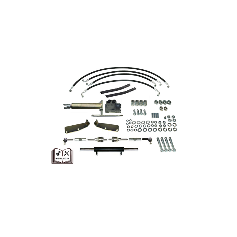 Vairo stiprintuvas C-385 U912 ir kiti 4 ir 6 cilindrų modeliai be priekinės varančiosios ašies su M+S Orbitrol