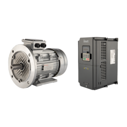 Trifazis 400 V 5,5 kW elektros variklis komplekte su trifaziu vektoriaus keitikliu GD20-5R5G-4-EU variklio greičio reguliatorium