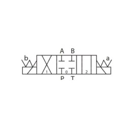 6 sekcijų 12 V hidraulinis skirstytuvo blokas, tipas Cetop 3 NG6, su proporciniu srauto reguliatoriumi, komplektuojamas su manom