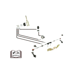 Vairo stiprintuvas C-360-3P su orbitrolu, skirtas traktoriams su plokščia priekine ašimi