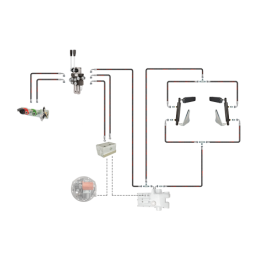 Hidrauliniai C-360 2 sek. skirstytuvo adapterio pakėlimo pagalbiniai cilindrai