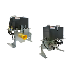 Mobilus agregatas, varomas kardaniniu velenu su 2 sekcijų skirstytuvu, 80 l talpos, 45 l talpos baku ir maksimaliu 45 l siurblio