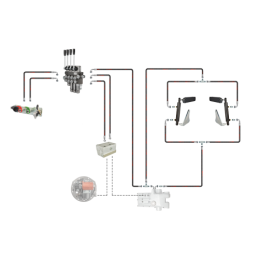 Hidrauliniai C-360 4 sek. skirstytuvo adapterio pakėlimo pagalbiniai cilindrai