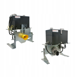 Mobilus agregatas, varomas kardaniniu velenu, su 1 sekcijos skirstytuvu, 80 l talpos, 45 l talpos baku ir maksimaliu 67 l siurbl