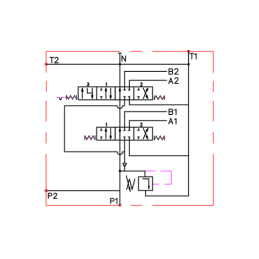 Novatoriška „Zetor 5211 7211“ hidraulinė sistema. Dviejų sekcijų hidraulinis skirstytuvas su plūduriuojančia sekcija, pilnas siu