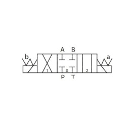6 sekcijų 12 V hidraulinis skirstytuvo blokas, tipas Cetop 3 NG6, su proporciniu srauto reguliatoriumi, komplektuojamas su manom