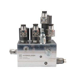 Žemės ūkio transporto priemonių automatinių vairavimo sistemų hidraulinis blokas