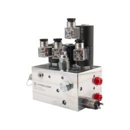 Žemės ūkio transporto priemonių automatinių vairavimo sistemų hidraulinis blokas