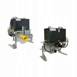 Mobilus agregatas, varomas kardaniniu velenu su 4 sekcijų skirstytuvu, 80 l talpos, 45 l talpos baku ir maksimaliu 45 l siurblio