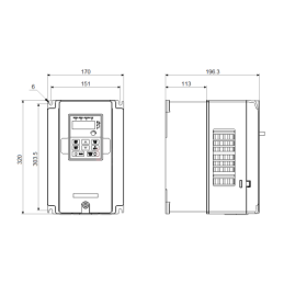 Trifazis 400 V 11 kW elektros variklis su GD20-011G-4-EU trifaziu vektoriaus keitikliu ir variklio greičio reguliatoriumi