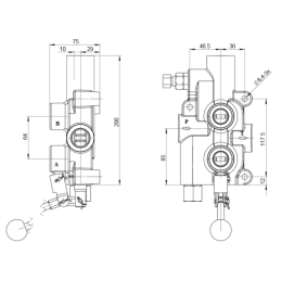 Malkų skaldytuvo hidraulika. Skaldymo galia: 5 tonos. Skaldymo ciklo laikas: 11–14 sekundžių. Pavara, siurblys, variklis, 100 li