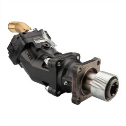 Hidraulinis siurblys 7 stūmoklių su įsiurbimo anga XPi 63 0523760 įstrižas 1 srovės 63 cm3 dvikryptis komplekte su adapteriu su 