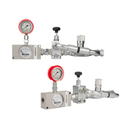 Srauto ir slėgio bandymo prietaisas sistemai, kurios srautas yra 4–80 l/min., matavimo slėgio diapazonas: 80–300 bar